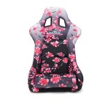 NRG FRP Bucket Seat PRISMA Japanese Cherry Blossom Edition W/ Pink Pearlized Back - Large thumbnail 7