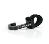 NRG Steering Wheel Hook CNC Aluminum w/ Laser Logo - Black thumbnail 2