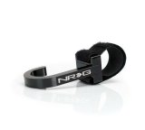 NRG Steering Wheel Hook CNC Aluminum w/ Laser Logo - Black thumbnail 5