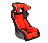 NRG FIA Competition Seat w/ Head Containment & Comp Fabric FIA homologated Velcro Paddings Small thumbnail 1