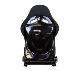 NRG FRP Bucket Seat - Reclinable (Black Cloth w/Red Stitching) thumbnail 7