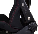 NRG FRP Bucket Seat - Reclinable (Black Cloth w/Red Stitching) thumbnail 8