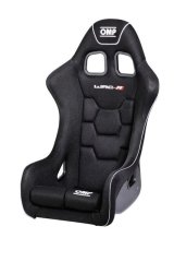 OMP WRC Series Fiberglass Seat - Black thumbnail 1