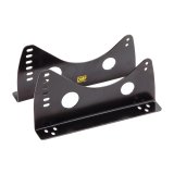 OMP Seat Brackets w/ Lateral Attachments Steel Thick 3MM Black thumbnail 1