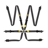 OMP Safety Harness First 2In Black (Fia 8853-2016) Pull Up - Steel Adj thumbnail 1