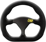 OMP Formula Quadro Steering Wheel Black thumbnail 3