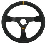 OMP WRC Mid-Depth 350mm Dished - Small Suede (Black) thumbnail 1