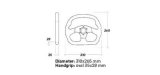 OMP Steering Wheel Kubic Black/Black thumbnail 2