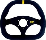 OMP Steering Wheel Kubic Black/Black thumbnail 3