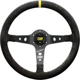 OMP Corsica SuperleggeroSuede Leather 350mm Diameter Steering Wheel Black thumbnail 3