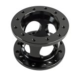 OMP Fixed Steering Wheel Spacer Black thumbnail 2