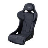 OMP Racing Seat RT FIA 8855-1999 - Leather & Alcantara Black thumbnail 1