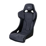OMP Racing Seat RT FIA 8855-1999 - Leather & Alcantara Black thumbnail 4
