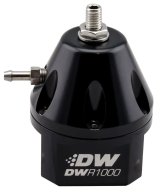 DeatschWerks DWR1000 Adjustable Fuel Pressure Regulator - Black thumbnail 6