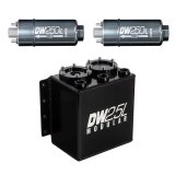 DeatschWerks 2.5L Modular Surge Tank (Incl. 2 DW250iL In-Line Fuel Pump) thumbnail 3