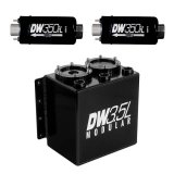 DeatschWerks 3.5L Modular Surge Tank (Incl. 2 DW350iL In-Line Fuel Pump) thumbnail 2