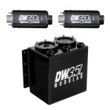 DeatschWerks 3.5L Modular Surge Tank (Incl. 2 DW350iL In-Line Fuel Pump) thumbnail 4