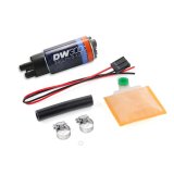 DeatschWerks 340lph DW300C Compact Fuel Pump w/ Universal Install Kit (w/o Mounting Clips) thumbnail 2