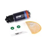 DeatschWerks 340lph DW300C Compact Fuel Pump w/ 08-14 WRX/ 08-15 STI Set Up Kit (w/ Mounting Clips) thumbnail 6