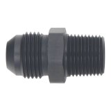 DeatschWerks 8AN Male Flare to 3/8in Male NPT Adapter - Anodized Matte Black thumbnail 2