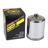 ProFilter Harley Spin-On Chrome Various Performance Oil Filter thumbnail 1
