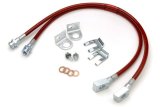 JKS Manufacturing Jeep Wrangler YJ HD Extended Brake Line - Front thumbnail 2