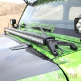Westin/Snyper 07-17 Jeep Wrangler Snyper LED Cowl Mount - Textured Black thumbnail 2