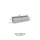 Westin/Brute Contractor TopSider 48in w/ Doors - Aluminum thumbnail 3