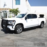 Westin 2019 Chevrolet Silverado/Sierra 1500 Crew Cab Platinum 4 Oval Nerf Step Bars - Black thumbnail 9