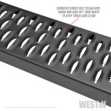 Westin Grate Steps Running Boards 79 in - Textured Black thumbnail 6