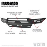 Westin 16-19 Chevy/GMC Silverado/Sierra 1500 Pro-Mod Front Bumper - Textured Black thumbnail 5