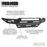Westin 16-19 Chevy/GMC Silverado/Sierra 1500 Pro-Mod Front Bumper - Textured Black thumbnail 9