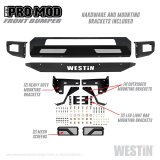 Westin 18-19 Ford F-150 Pro-Mod Front Bumper - Textured Black thumbnail 3