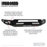 Westin 18-19 Ford F-150 Pro-Mod Front Bumper - Textured Black thumbnail 4