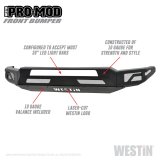 Westin 18-19 Ford F-150 Pro-Mod Front Bumper - Textured Black thumbnail 6