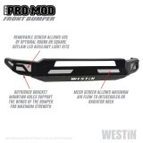 Westin 18-19 Ford F-150 Pro-Mod Front Bumper - Textured Black thumbnail 9
