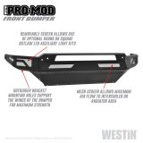 Westin 13-18 Dodge Ram 1500 / 2019 Ram 1500 Classic Pro-Mod Front Bumper - Textured Black thumbnail 4