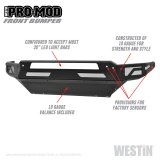 Westin 13-18 Dodge Ram 1500 / 2019 Ram 1500 Classic Pro-Mod Front Bumper - Textured Black thumbnail 5