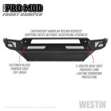 Westin 13-18 Dodge Ram 1500 / 2019 Ram 1500 Classic Pro-Mod Front Bumper - Textured Black thumbnail 6