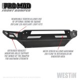 Westin 13-18 Dodge Ram 1500 / 2019 Ram 1500 Classic Pro-Mod Front Bumper - Textured Black thumbnail 9