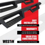 Westin 19-20 Chevrolet Silverado / GMC Sierra 1500 Double Cab HDX Drop Nerf Step Bars - Textured Blk thumbnail 1