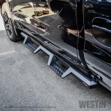 Westin 19-20 Chevrolet Silverado / GMC Sierra 1500 Double Cab HDX Drop Nerf Step Bars - Textured Blk thumbnail 3
