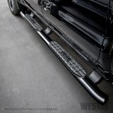 Westin 19-20 Chevrolet/GMC Silverado/Sierra 1500 Double Cab PRO TRAXX 4 Oval Nerf Step Bars - Black thumbnail 2