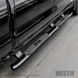 Westin 19-20 Chevrolet/GMC Silverado/Sierra 1500 Double Cab PRO TRAXX 4 Oval Nerf Step Bars - Black thumbnail 9