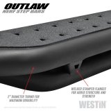 Westin 09-18 Dodge RAM 1500 Crew Cab Outlaw Nerf Step Bars thumbnail 4