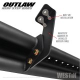Westin 09-18 Dodge RAM 1500 Crew Cab Outlaw Nerf Step Bars thumbnail 6