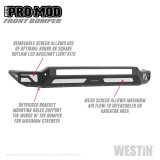 Westin 2020 Chevrolet Silverado 2500/3500 Pro-Mod Front Bumper - Textured Black thumbnail 4