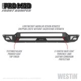 Westin 2020 Chevrolet Silverado 2500/3500 Pro-Mod Front Bumper - Textured Black thumbnail 6
