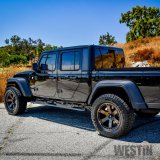 Westin 20-26 Jeep Gladiator PRO TRAXX 4 Oval Nerf Step Bars - Black thumbnail 4