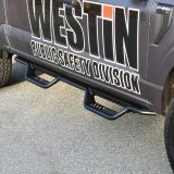 Westin 15-22 Ford F-150 SuperCrew / 17-22 F-250/350 Crew Cab Outlaw Nerf Step Bars - Textured Black thumbnail 4